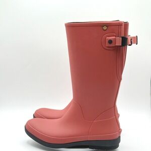 BOGS Amanda II Tall‎ Rain Boots Womens 11 Ember Red Waterproof NIB